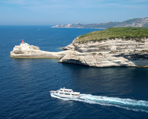Korsika Urlaub mit Kindern - Küste bei Bonifacio