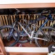 Stockbett im Heck: auch prima als Fahrradgarage