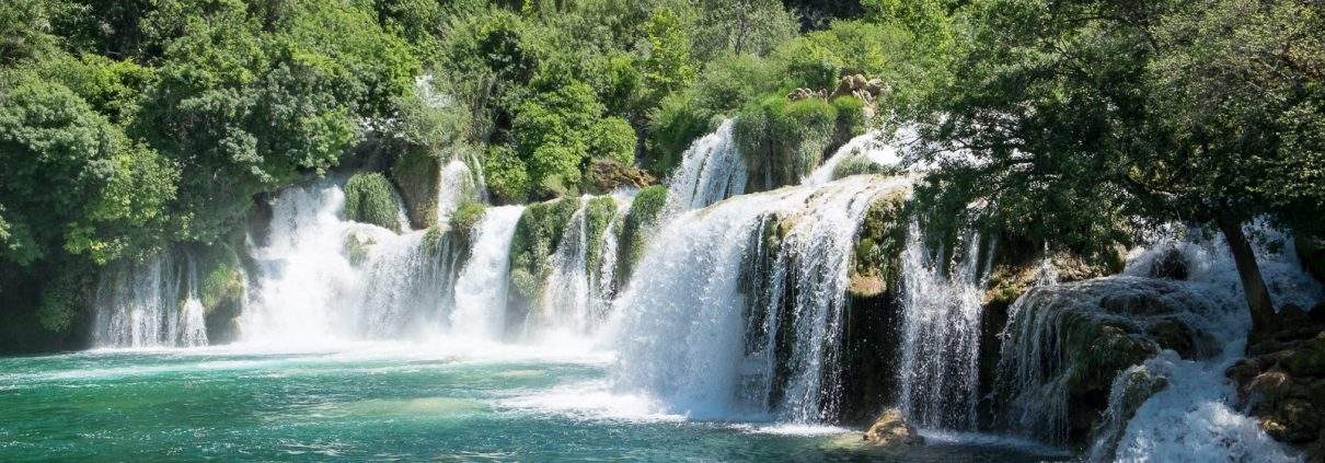 Die berühmten Krka-Wasserfälle