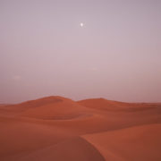 Dämmerung in der Wüste Marokkos